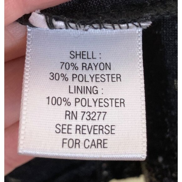 Apt. 9 Velvet Tank Top Large Y2K Black Silver Brocade Bow Babydoll Elegant - Picture 9 of 10